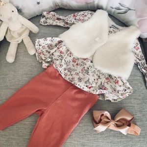 Baby girl fall winter outfit 0-3 months 💕